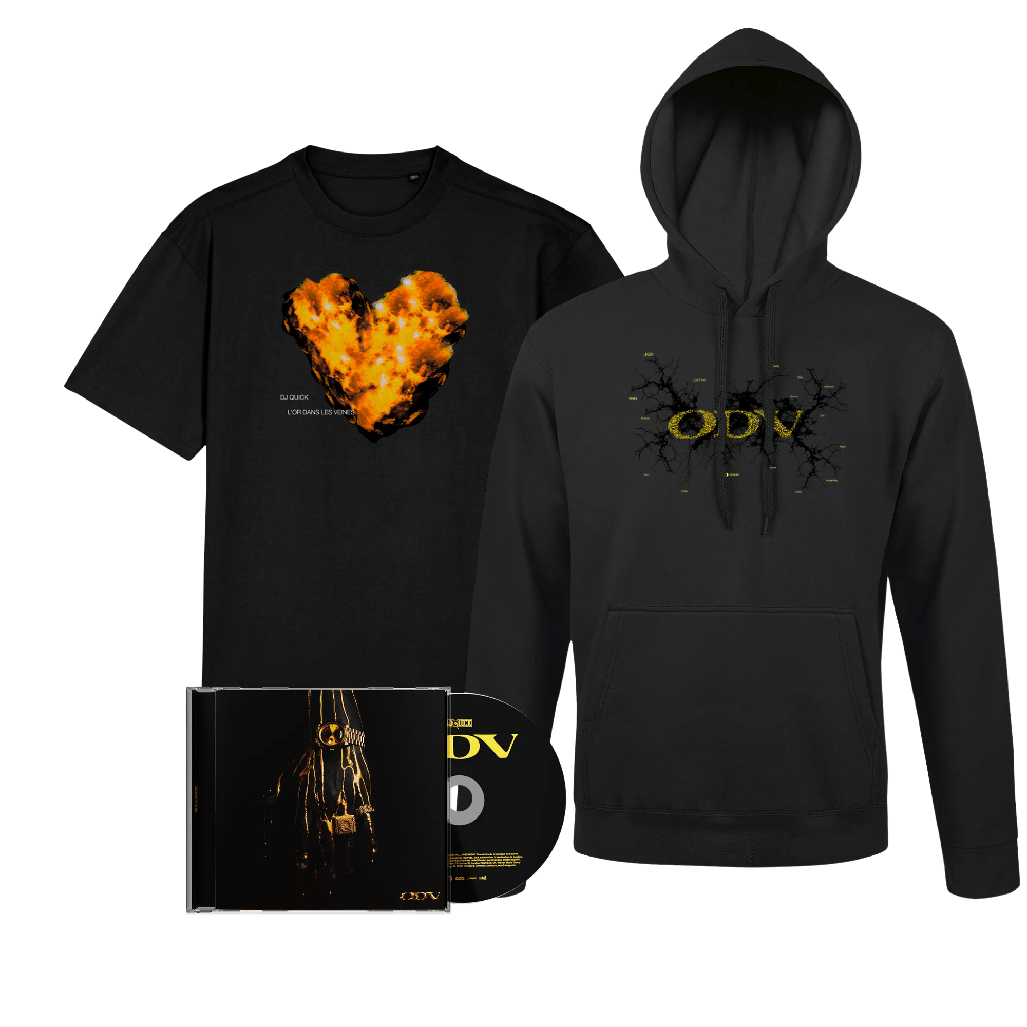 PACK HOODIE + T-SHIRT + CD