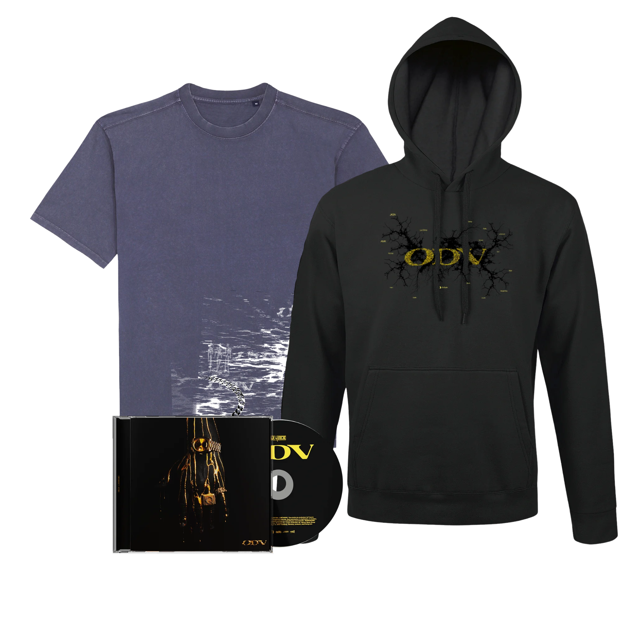 PACK HOODIE + T-SHIRT + CD