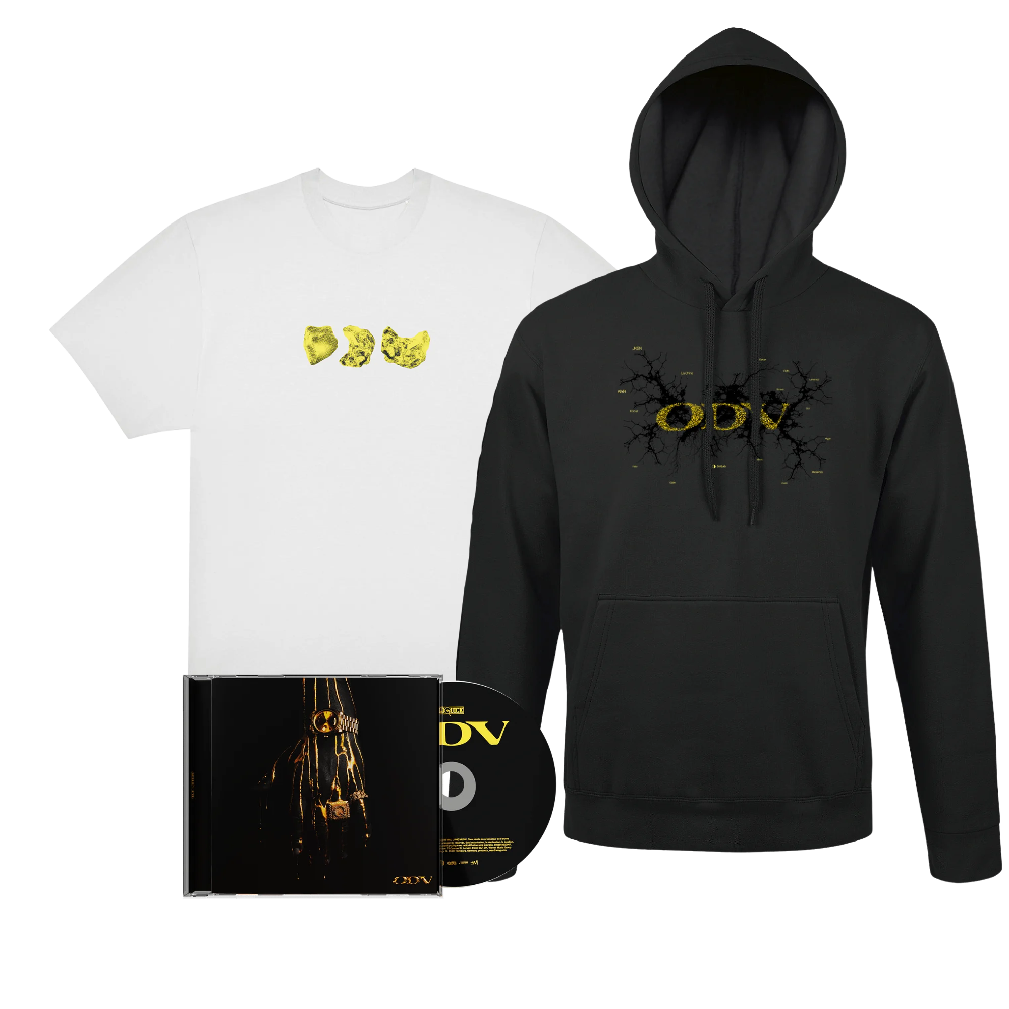 PACK HOODIE + T-SHIRT + CD