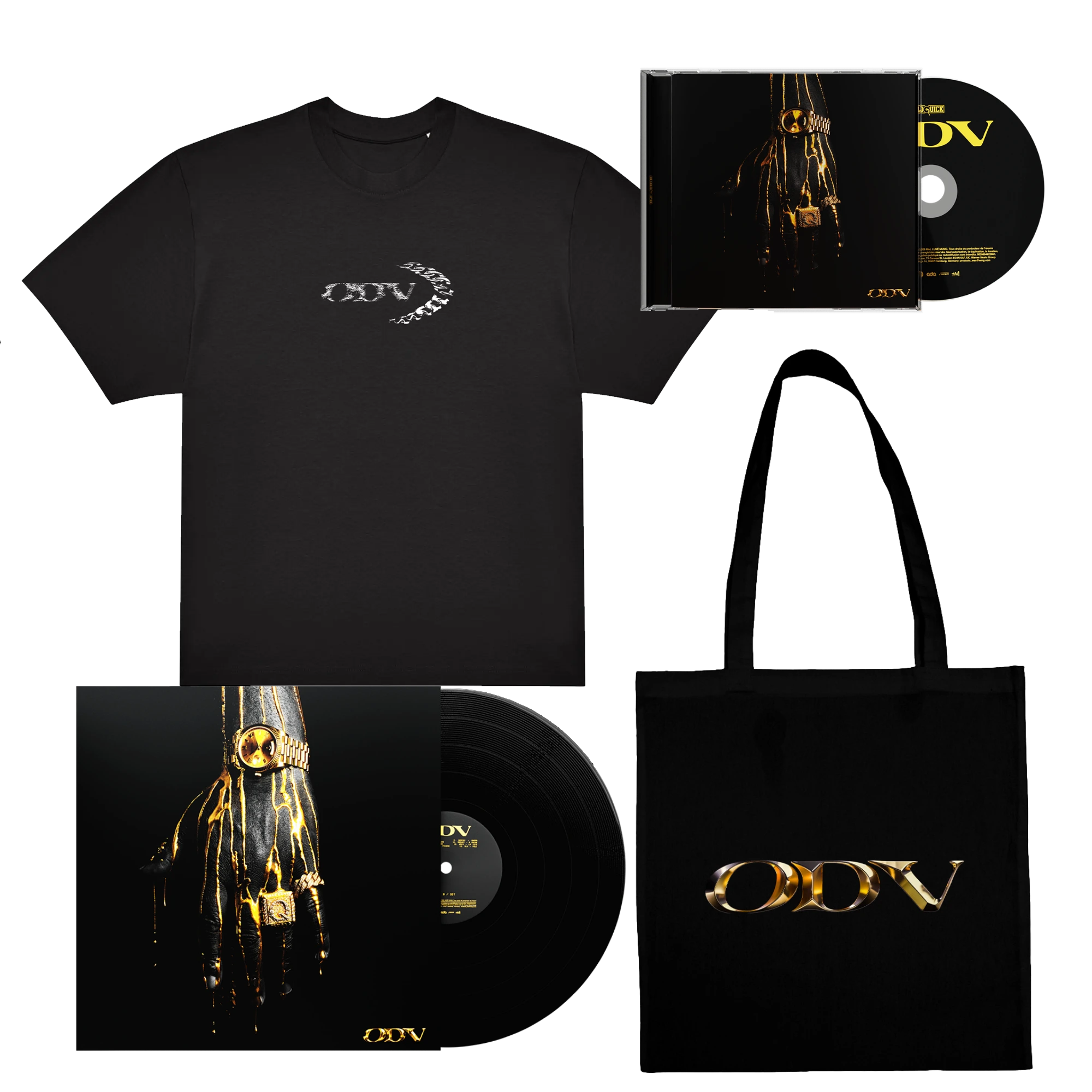 PACK T-SHIRT + VINYLE + CD + SAC