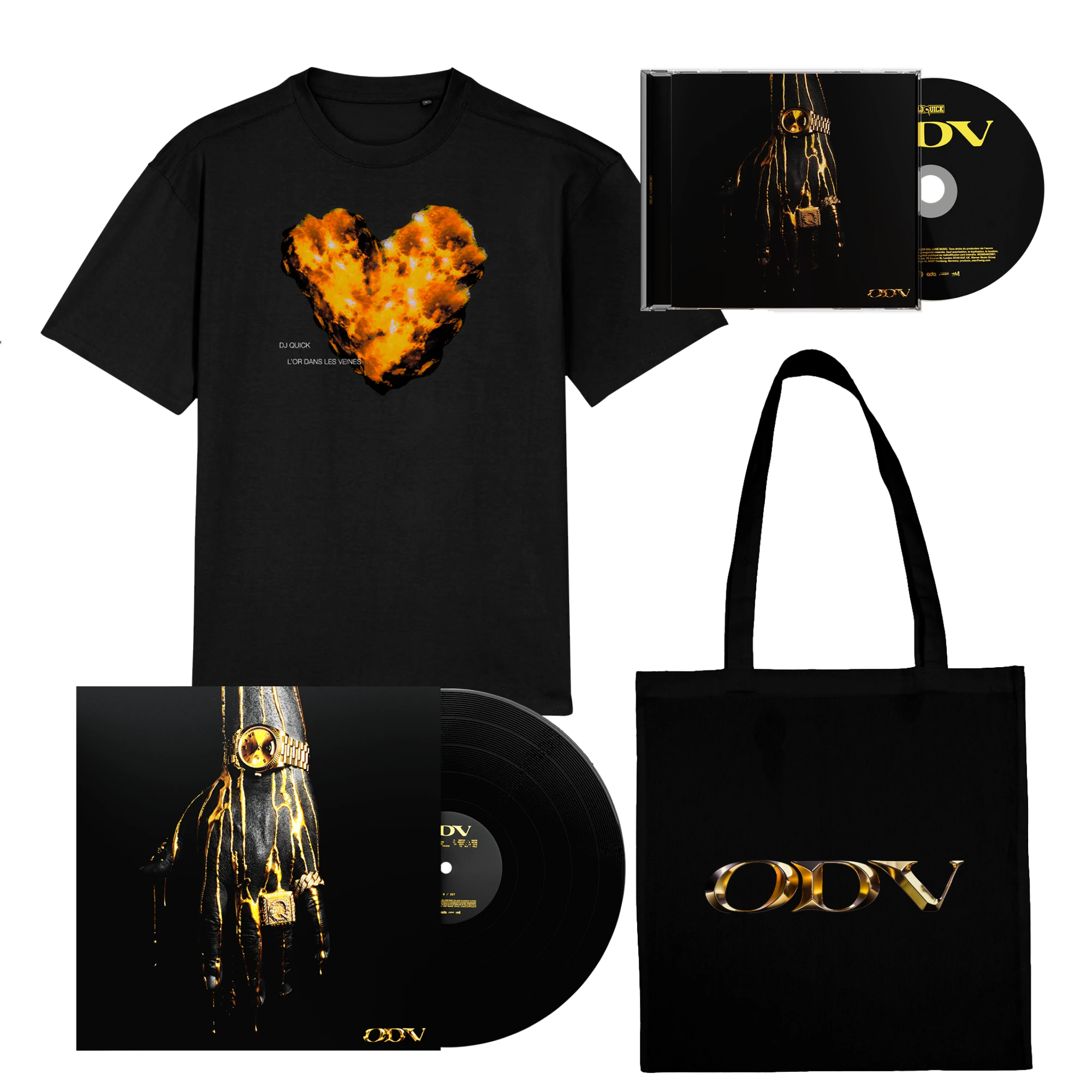 PACK T-SHIRT + VINYLE + CD + SAC