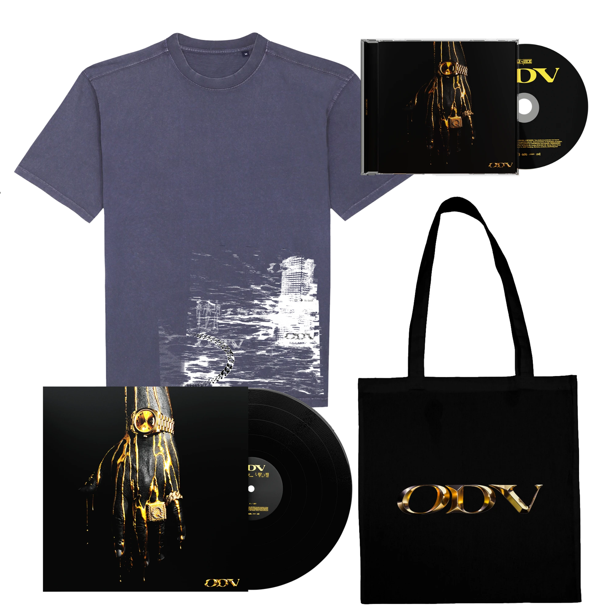 PACK T-SHIRT + VINYLE + CD + SAC