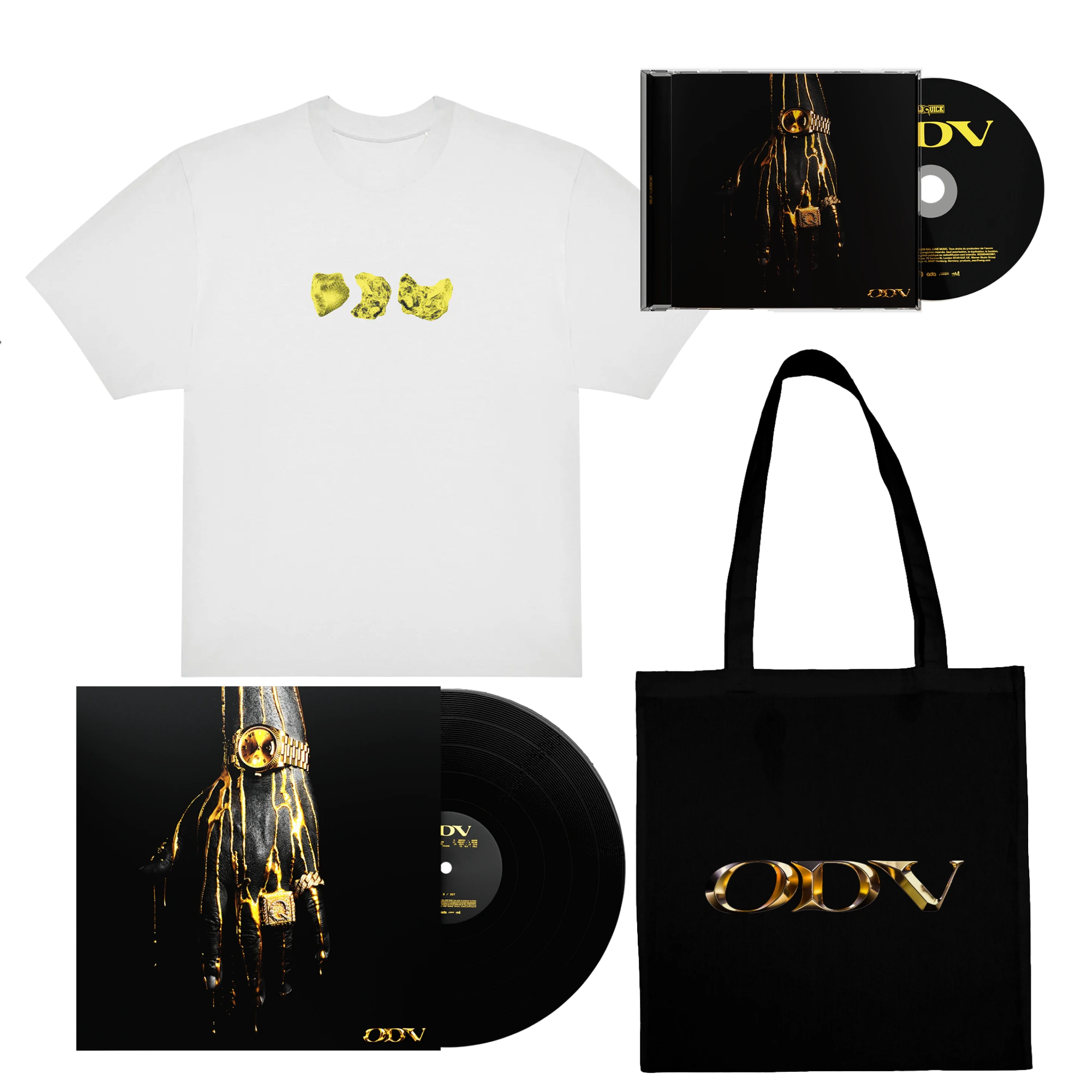 PACK T-SHIRT + VINYLE + CD + SAC